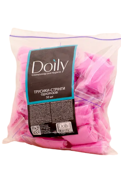 Одноразовые трусы стринги для косметологических процедур женские Doily® (50 шт/пач) из спанбонда 10014940010 фото