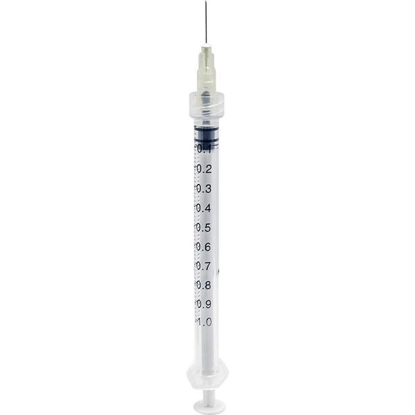 Шприц одноразовий 3-компонентний MediOk (luer lock) з голкою 3CLL-1M30G фото