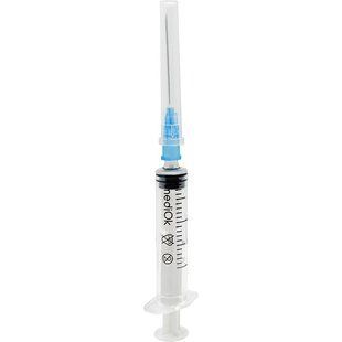 Шприц одноразовий 3-компонентний MediOk (luer slip) з голкою 3CLS-2M23G фото