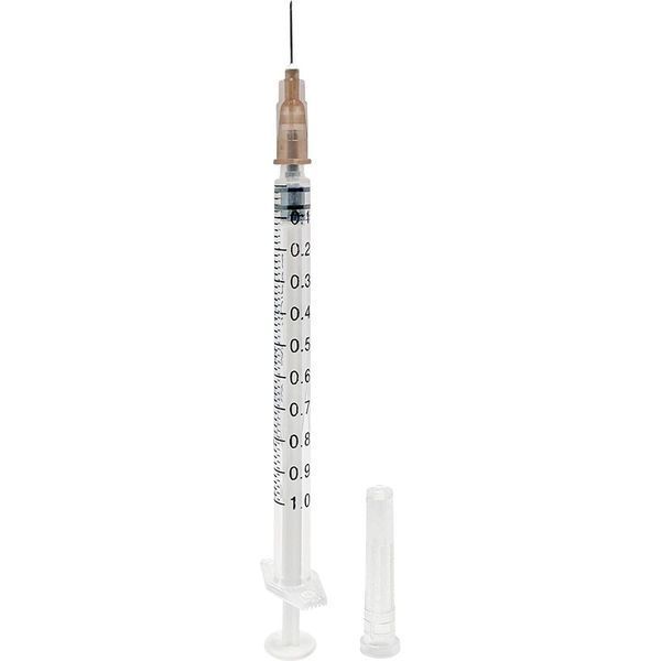 Шприц туберкулиновый MediOk 1 мл с иглой 26G (0.45 x 13 мм), 200 шт. 3CTR-1M26G фото