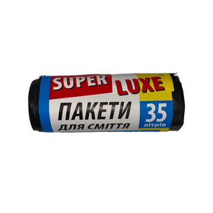 Пакети для сміття 35*15 ТМ Super Luxe SuperLuxe3515 фото