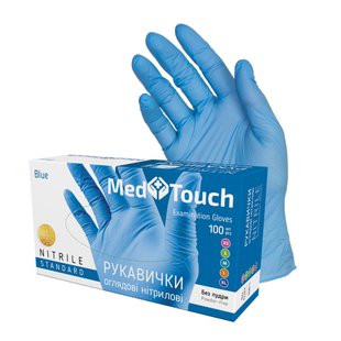 Перчатки нитриловые неопудренные MedTouch MTNIT-BLU-ХS фото