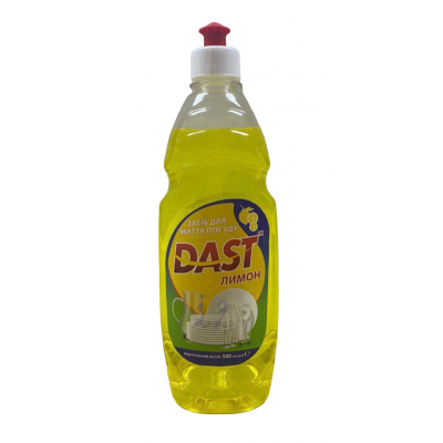 Засіб для миття посуду "Лимон" ТМ DAST, 500 мл MED012311 фото