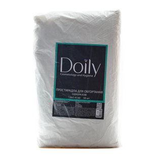 Простыни для обертывания Doily® 1,6х2,0 м (50 шт/пач) из полиэтилена Цвет: прозрачный 10045490011 фото