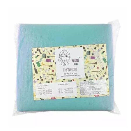 Простыни Panni Mlada&trade; 0,8х2,0 м (20 шт/пач) из спанбонда Цвет: мятный 20019700031
 фото